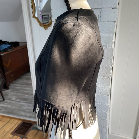 Crop Fringe Jacket (XS) - Picture 3 of 7